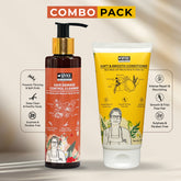 MYKK Hair Damage Control Cleanser Shampoo  + Soft & Smooth Conditioner Combo Pack - Mykk Store
